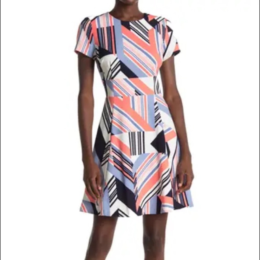 Vince Camuto Geometric Dress 20W